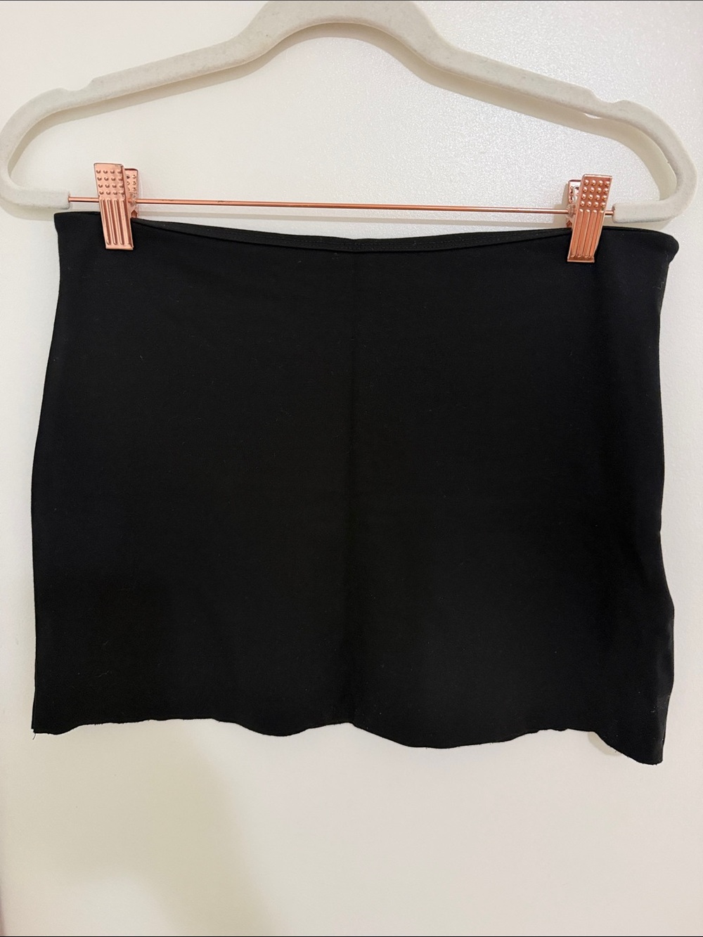 Princess Polly Black Soft Mini Skirt with Side Zipper | 6